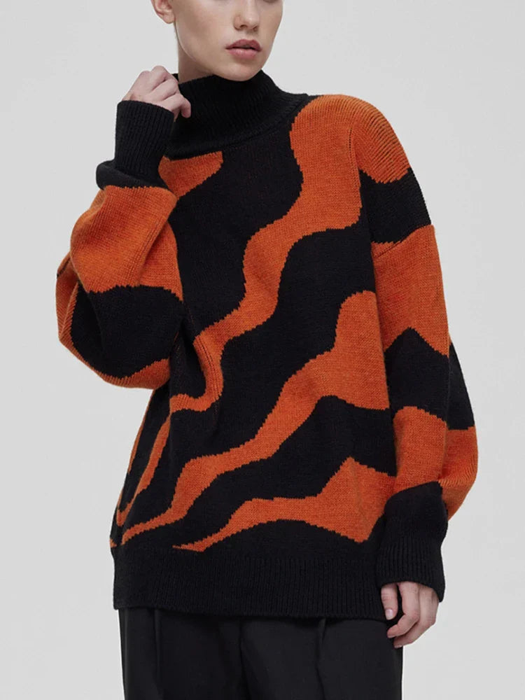 Maisy | Oversized Turtle-Neck Sweater