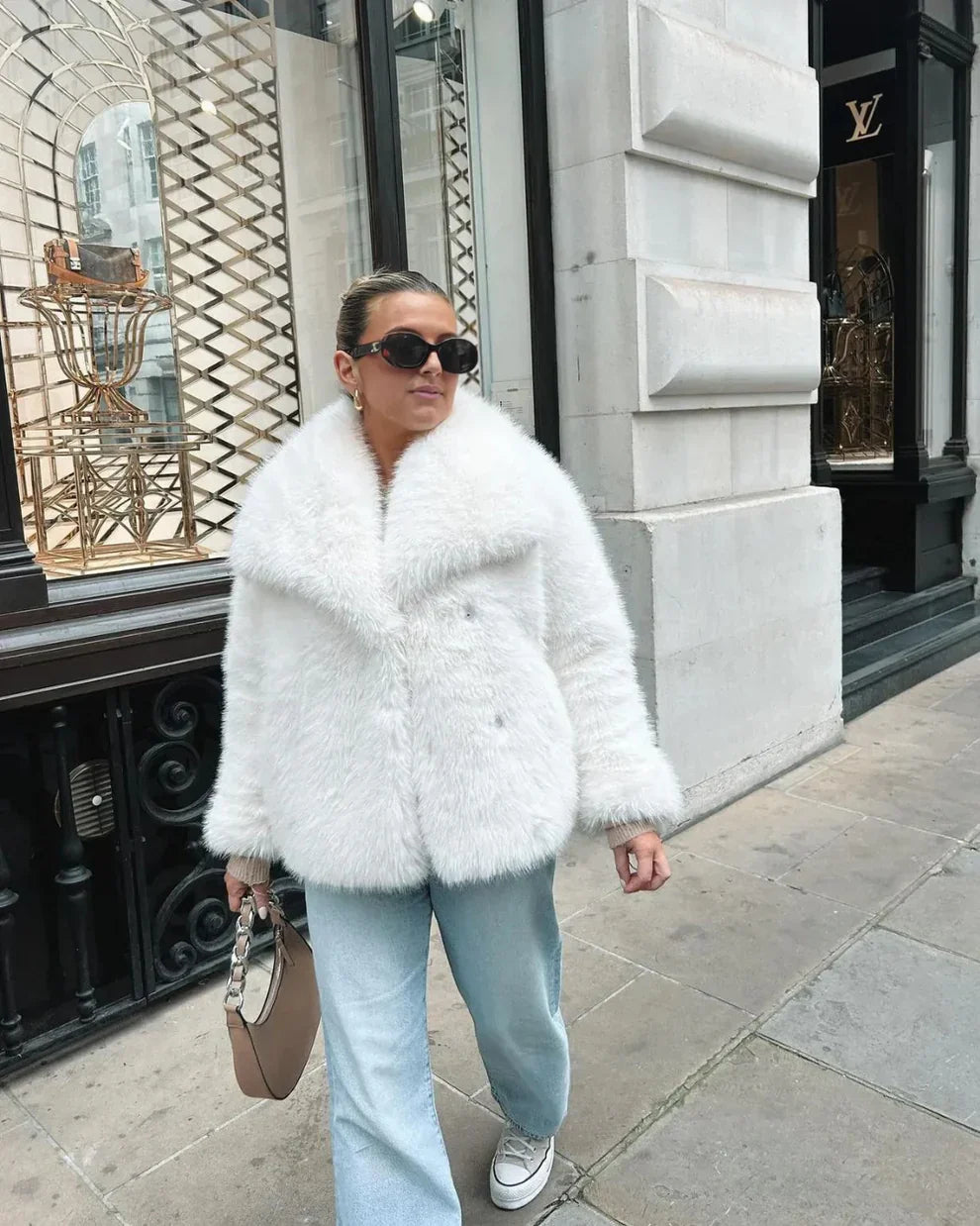 Ana™ - Chic Fur Coat